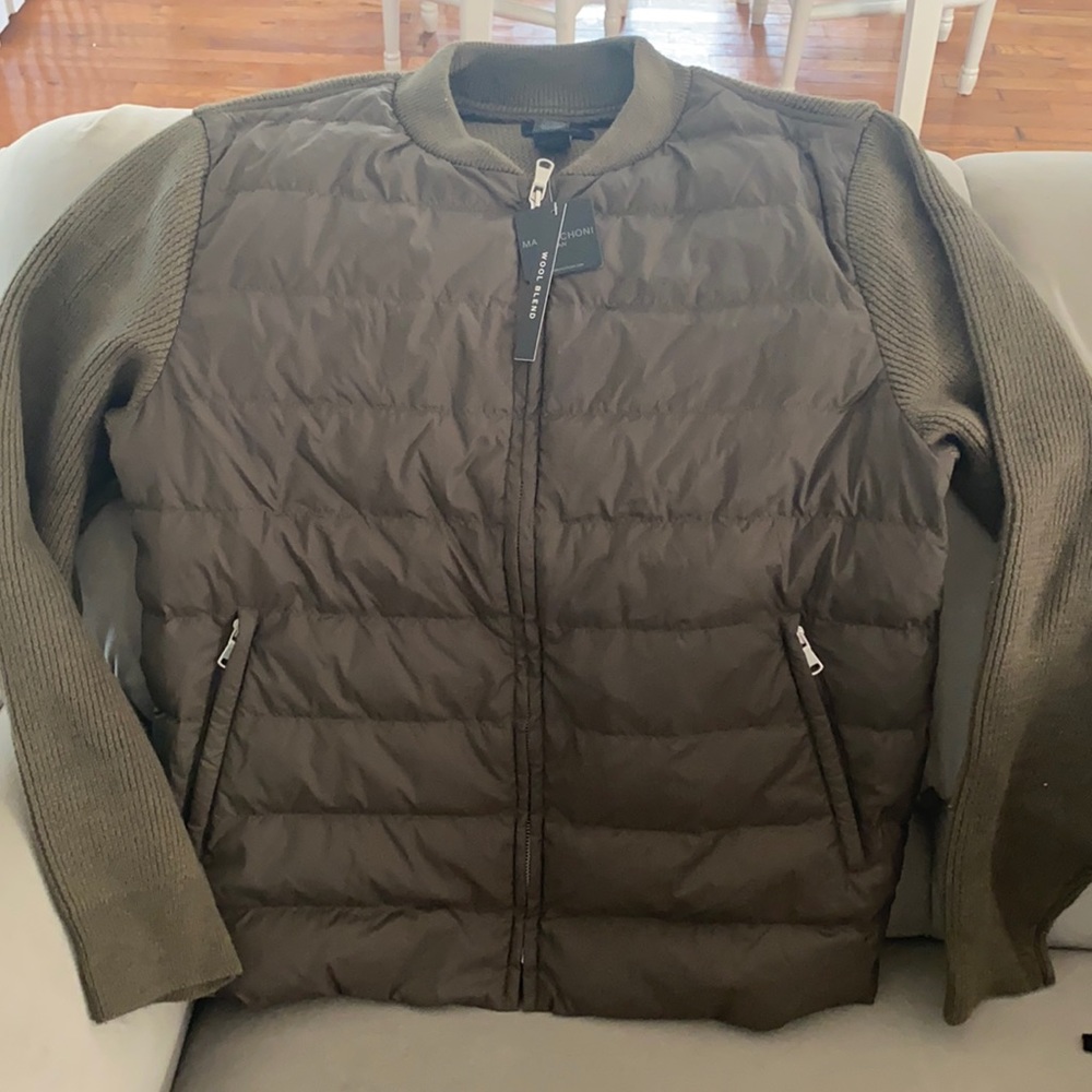 Bomber sweater jacket